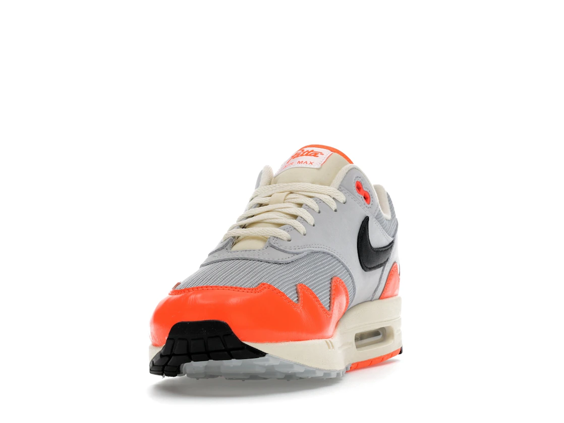 Vue 12 de Nike Air Max 1 Patta Waves Hyper Crimson Pure Platinum (With Bracelet)