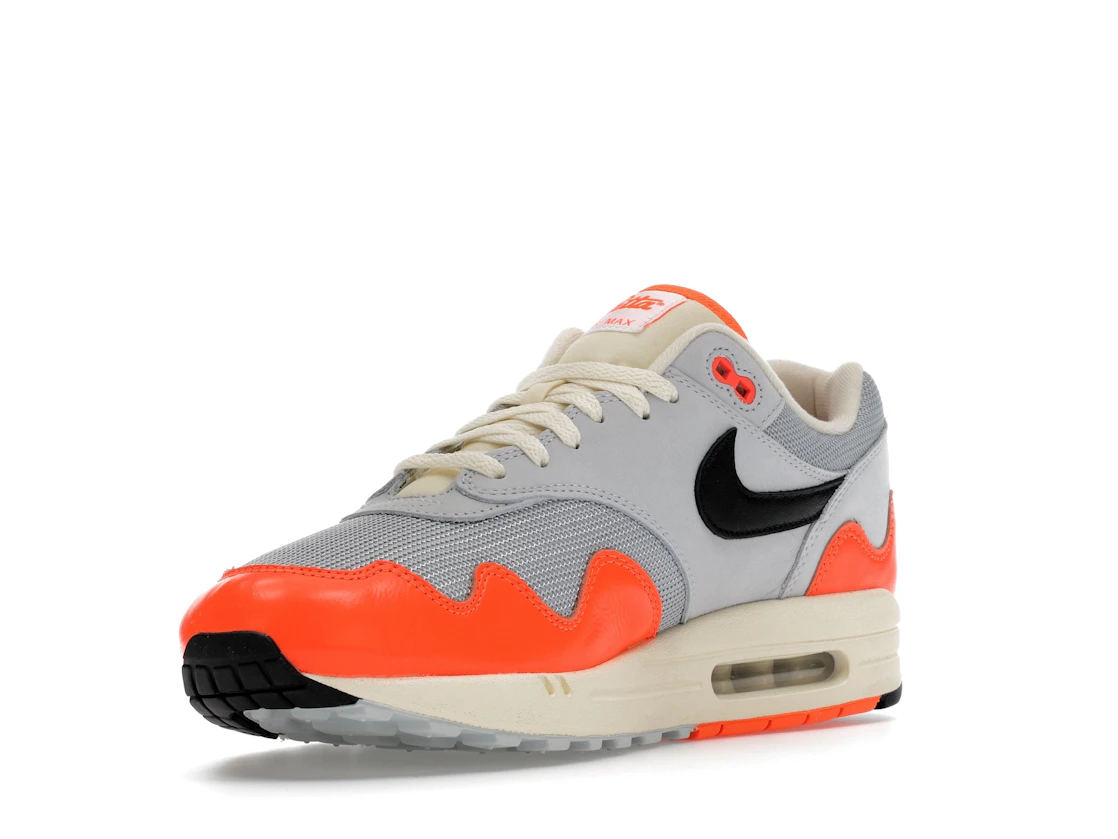 Vue 14 de Nike Air Max 1 Patta Waves Hyper Crimson Pure Platinum (With Bracelet)