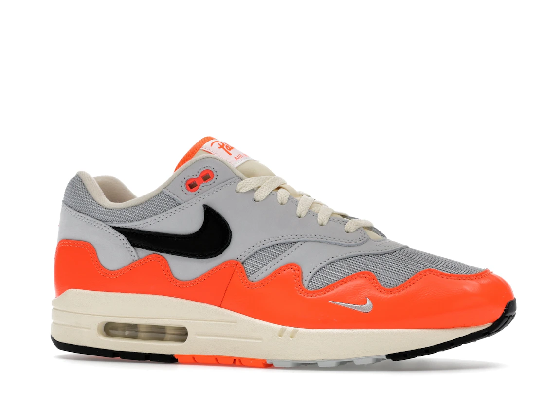 Vue 3 de Nike Air Max 1 Patta Waves Hyper Crimson Pure Platinum (With Bracelet)