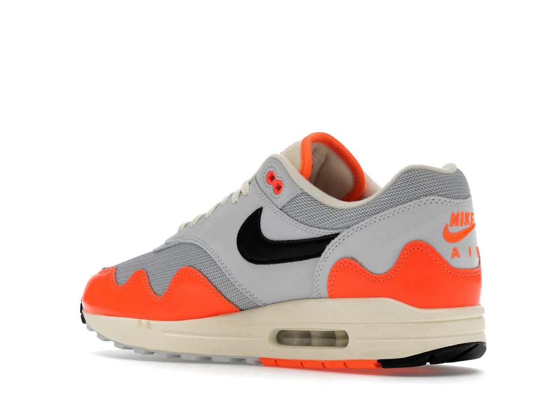 Vue 23 de Nike Air Max 1 Patta Waves Hyper Crimson Pure Platinum (With Bracelet)