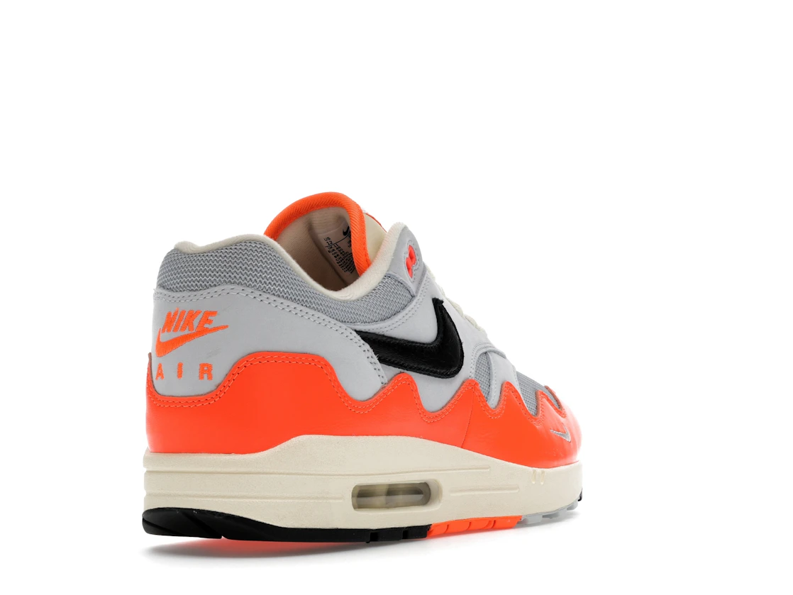 Vue 31 de Nike Air Max 1 Patta Waves Hyper Crimson Pure Platinum (With Bracelet)