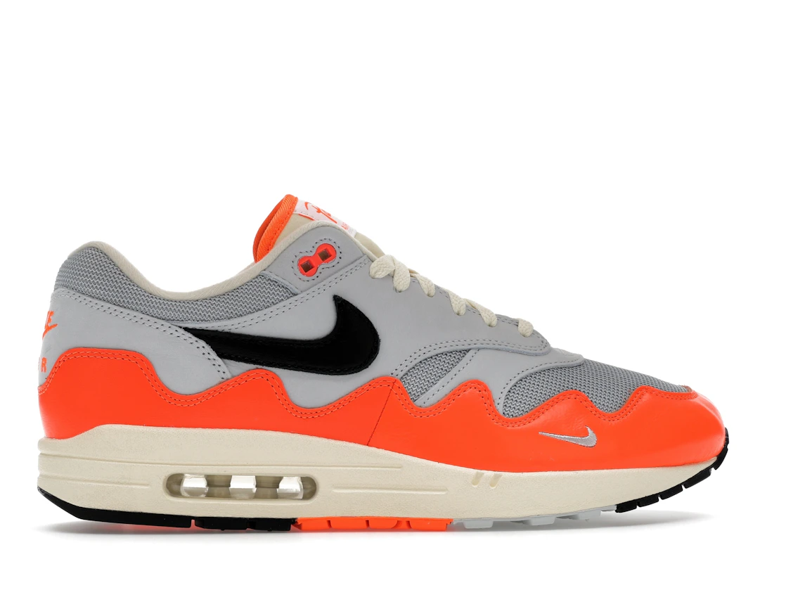 Vue 36 de Nike Air Max 1 Patta Waves Hyper Crimson Pure Platinum (With Bracelet)