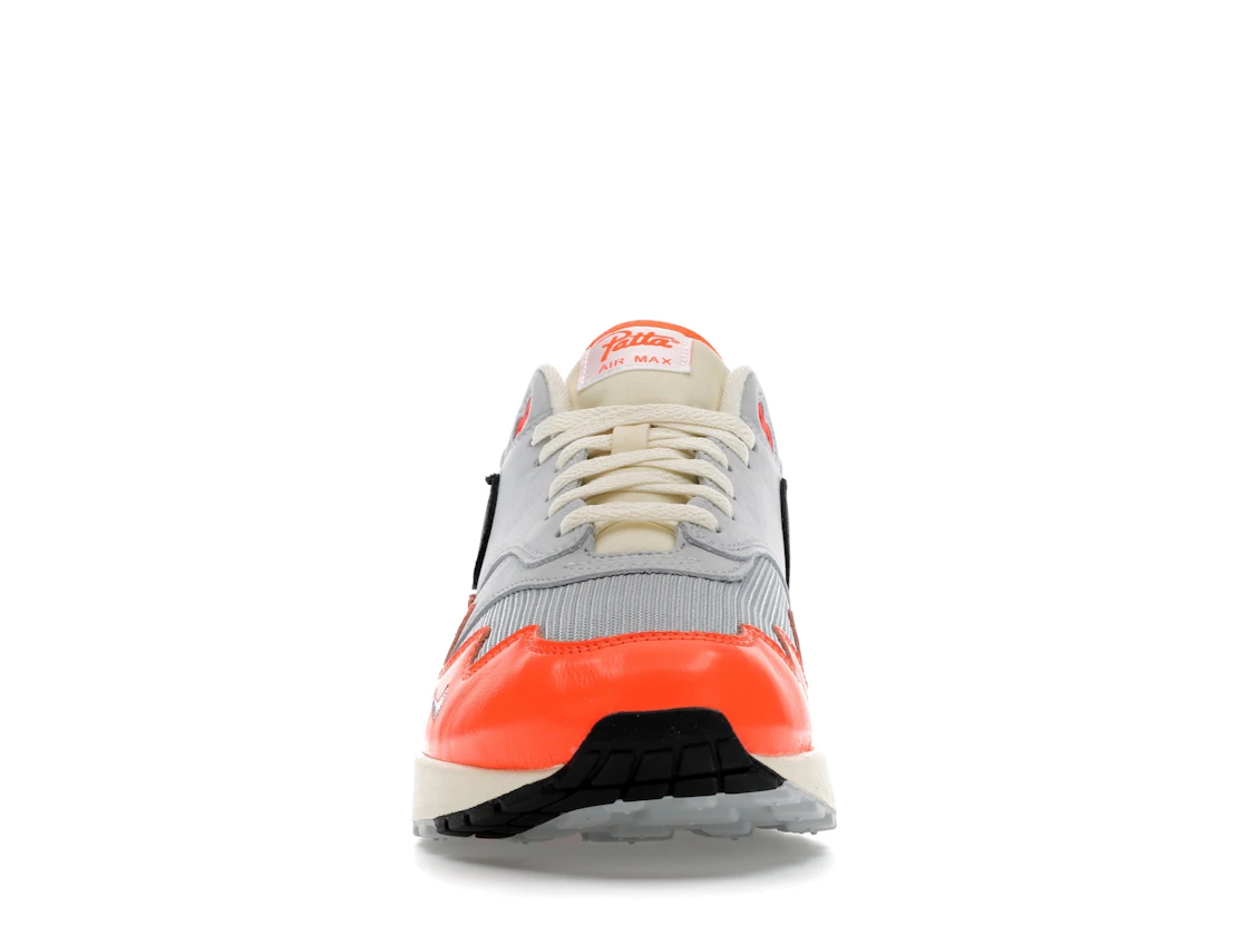 Vue 10 de Nike Air Max 1 Patta Waves Hyper Crimson Pure Platinum (With Bracelet)