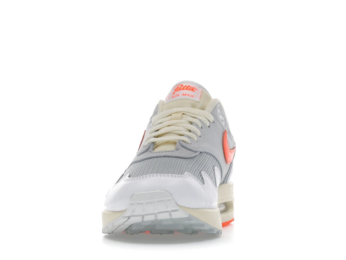 Vue 11 de Nike Air Max 1 Patta Waves White Hyper Crimson (With Bracelet)