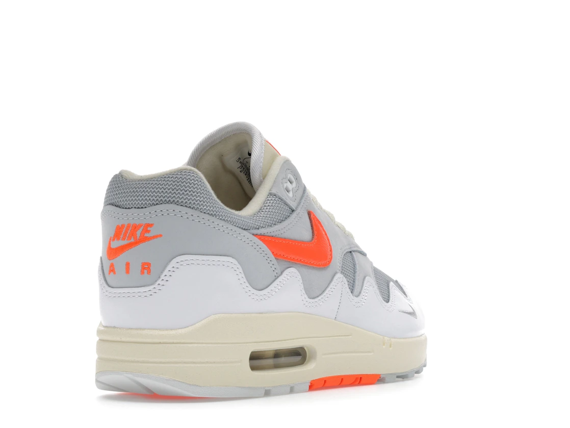 Vue 31 de Nike Air Max 1 Patta Waves White Hyper Crimson (With Bracelet)