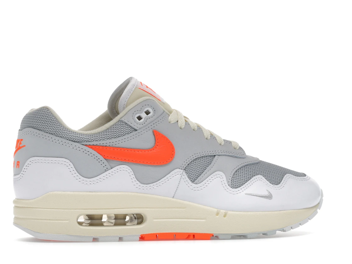 Vue 35 de Nike Air Max 1 Patta Waves White Hyper Crimson (With Bracelet)