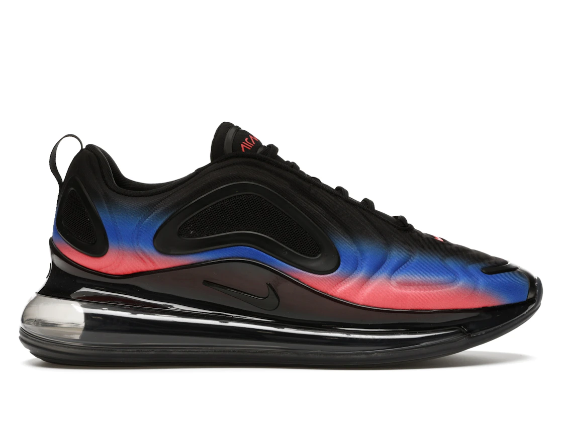 Vue 1 de Nike Air Max 720 Black Flash Crimson Racer Blue