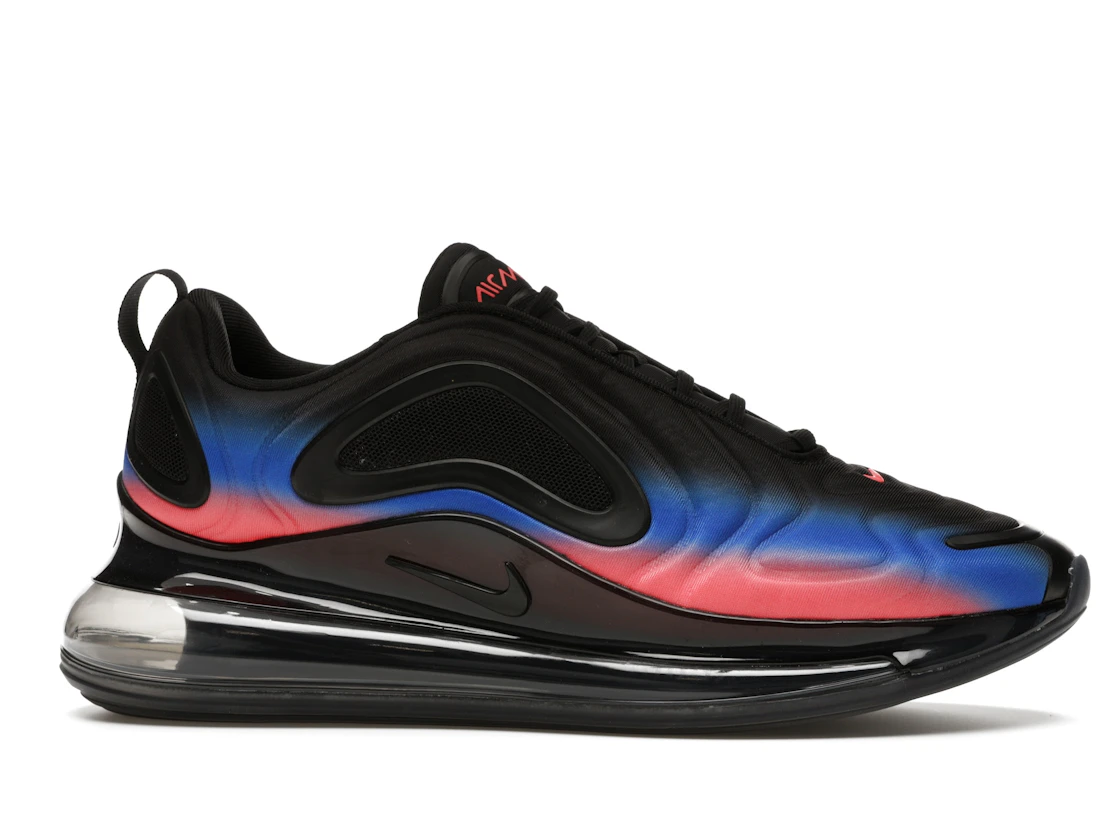 Vue 2 de Nike Air Max 720 Black Flash Crimson Racer Blue