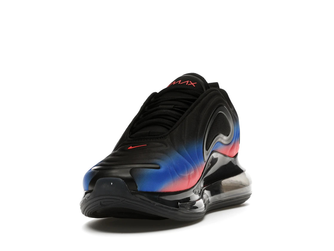 Vue 12 de Nike Air Max 720 Black Flash Crimson Racer Blue