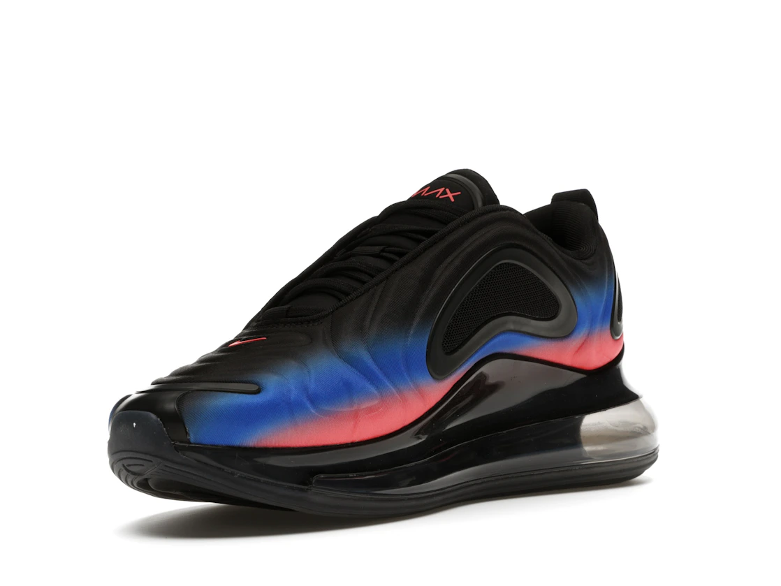 Vue 14 de Nike Air Max 720 Black Flash Crimson Racer Blue