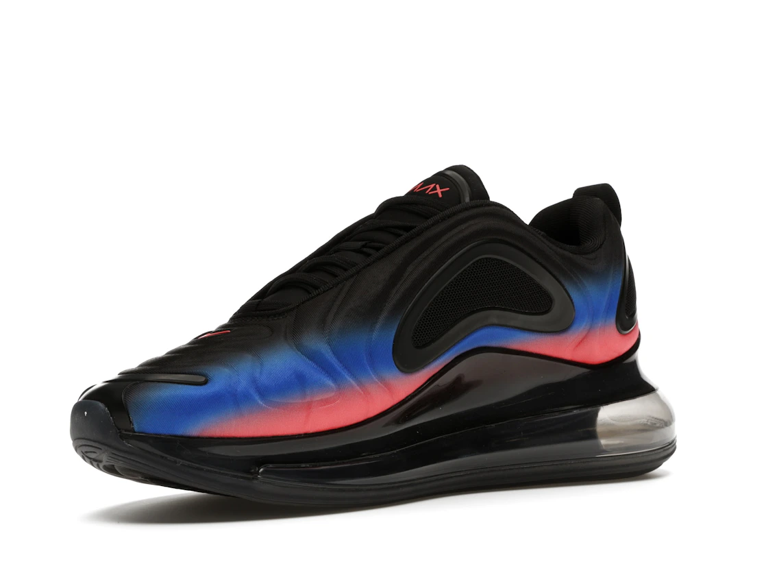 Vue 15 de Nike Air Max 720 Black Flash Crimson Racer Blue
