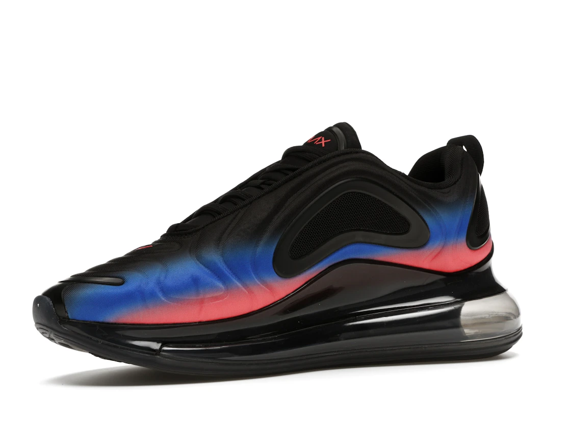 Vue 16 de Nike Air Max 720 Black Flash Crimson Racer Blue