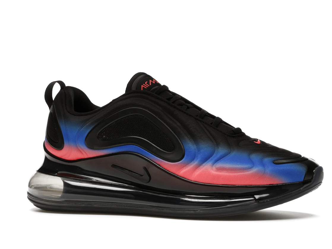 Vue 3 de Nike Air Max 720 Black Flash Crimson Racer Blue