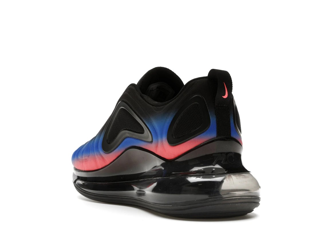 Vue 25 de Nike Air Max 720 Black Flash Crimson Racer Blue