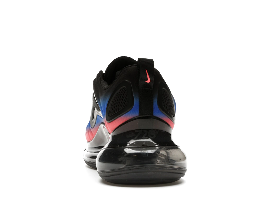Vue 27 de Nike Air Max 720 Black Flash Crimson Racer Blue