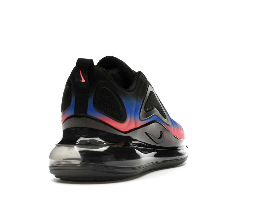 Vue 30 de Nike Air Max 720 Black Flash Crimson Racer Blue