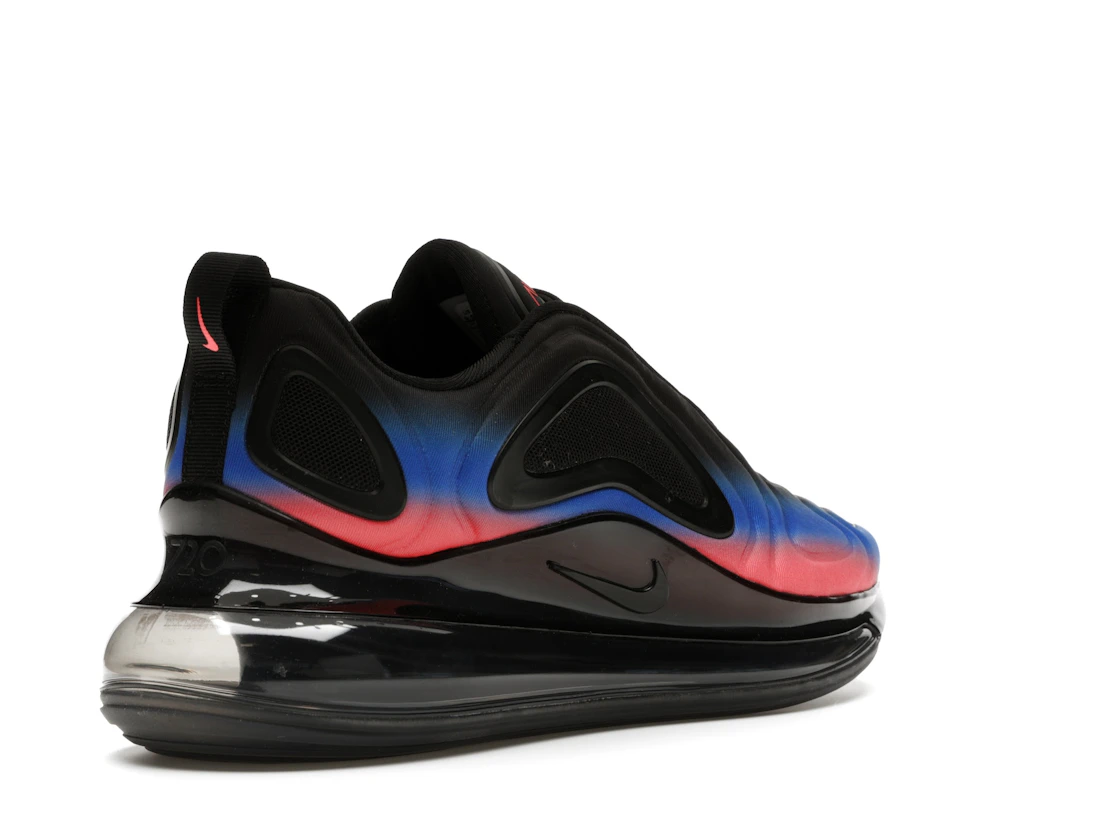 Vue 32 de Nike Air Max 720 Black Flash Crimson Racer Blue