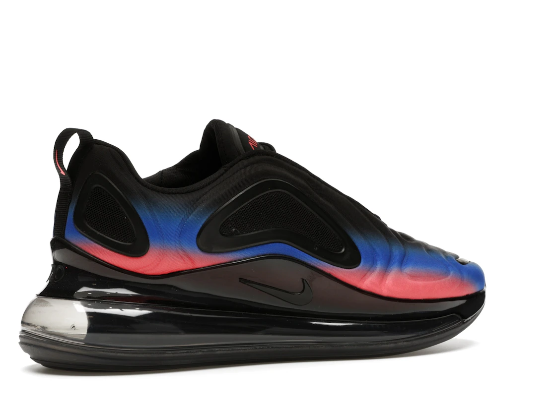 Vue 34 de Nike Air Max 720 Black Flash Crimson Racer Blue
