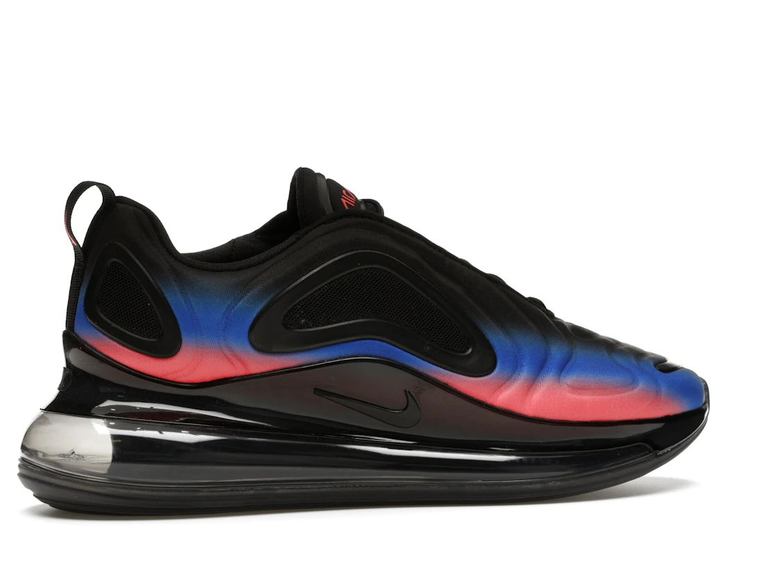 Vue 35 de Nike Air Max 720 Black Flash Crimson Racer Blue