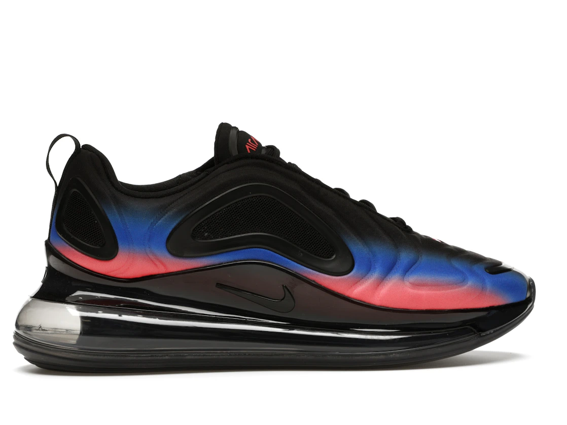 Vue 36 de Nike Air Max 720 Black Flash Crimson Racer Blue