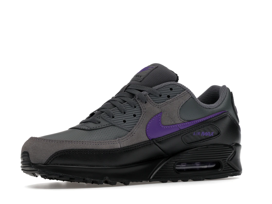 Vue 16 de Nike Air Max 90 Iron Grey Wild Grape