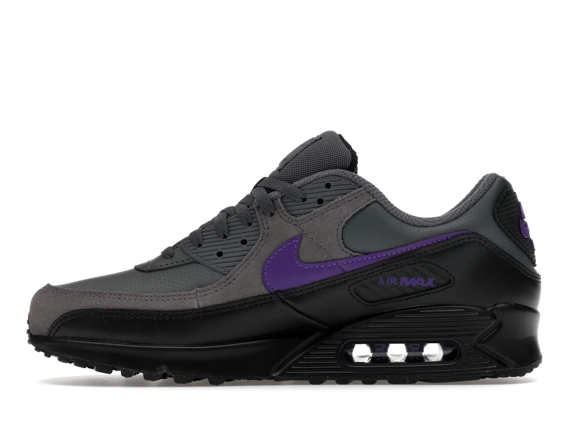 Vue 19 de Nike Air Max 90 Iron Grey Wild Grape