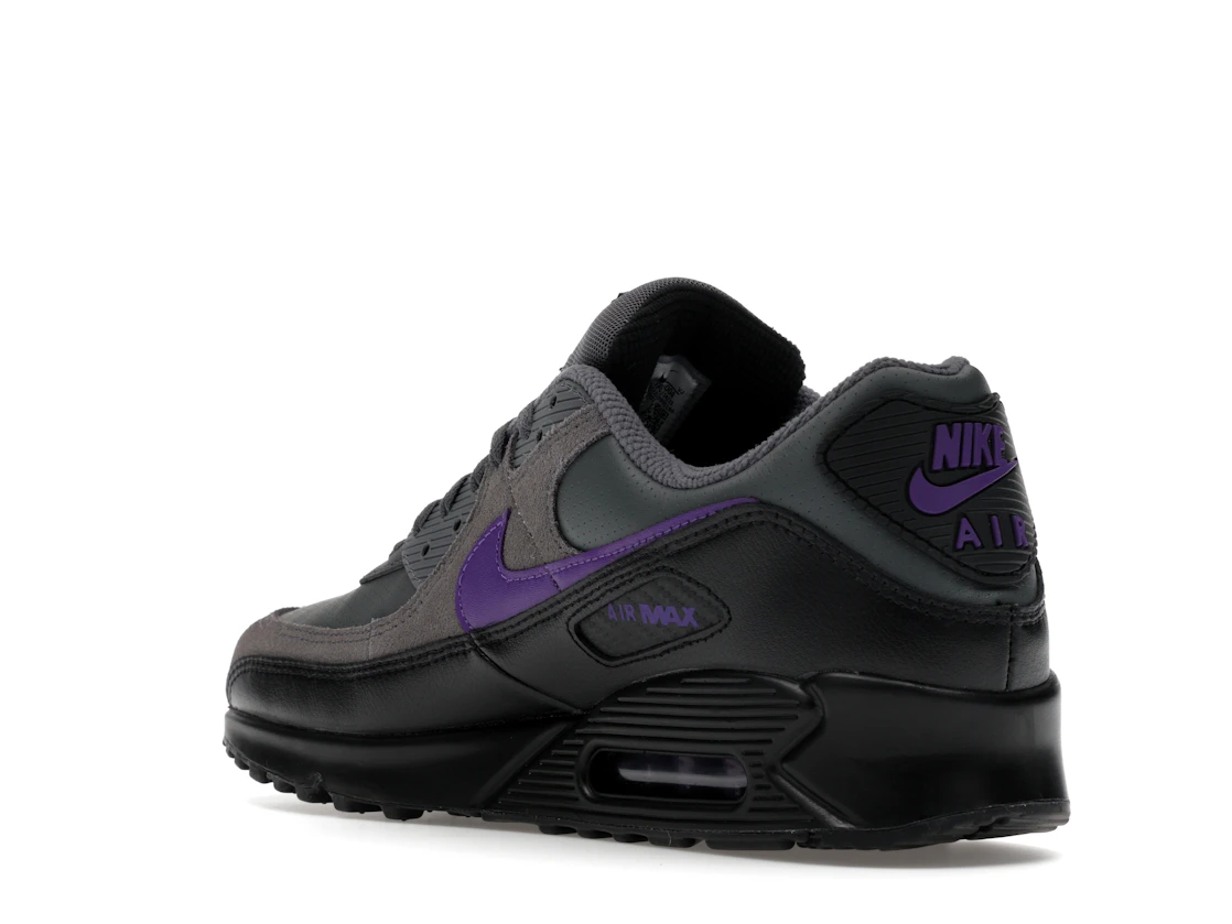 Vue 24 de Nike Air Max 90 Iron Grey Wild Grape