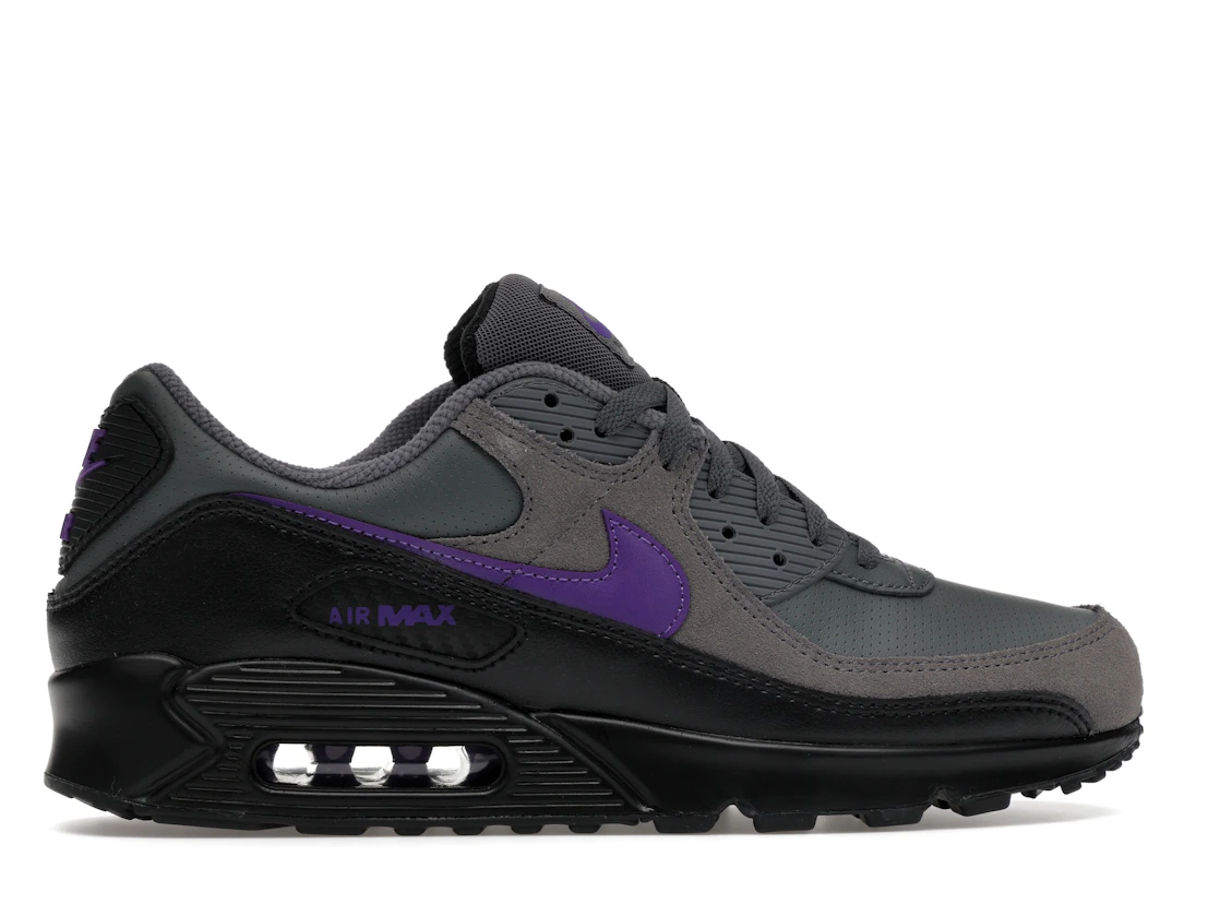 Vue 36 de Nike Air Max 90 Iron Grey Wild Grape