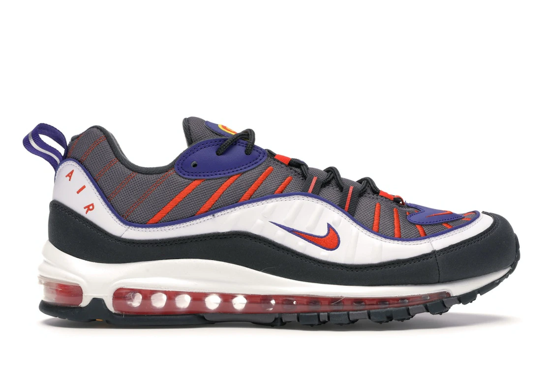 Vue 1 de Nike Air Max 98 Gunsmoke Team Orange