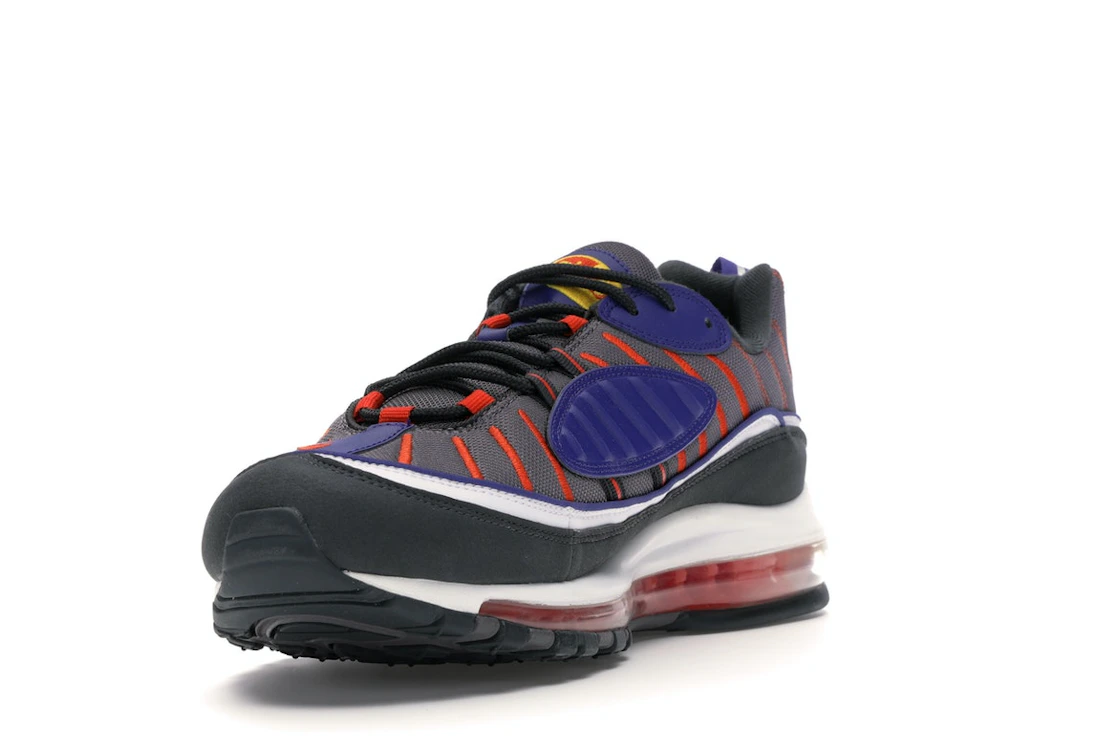 Vue 13 de Nike Air Max 98 Gunsmoke Team Orange
