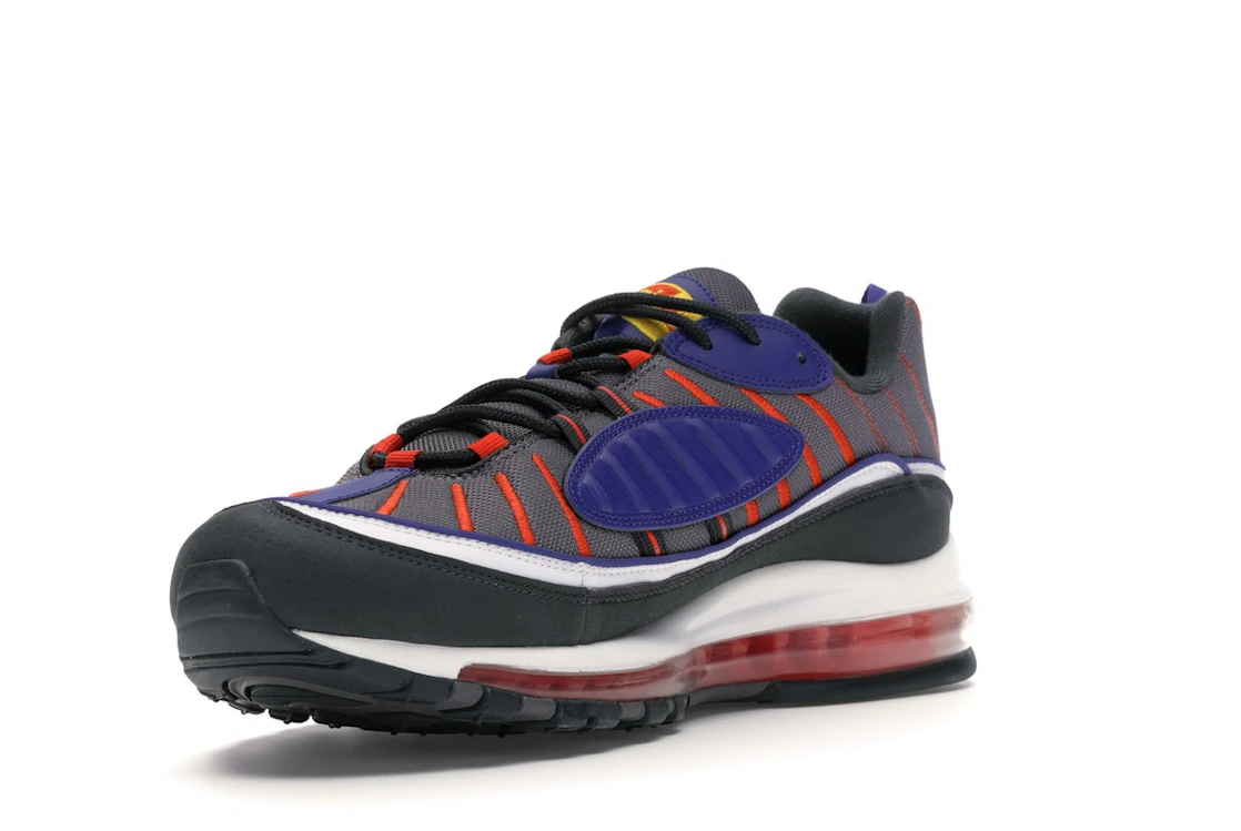 Vue 14 de Nike Air Max 98 Gunsmoke Team Orange