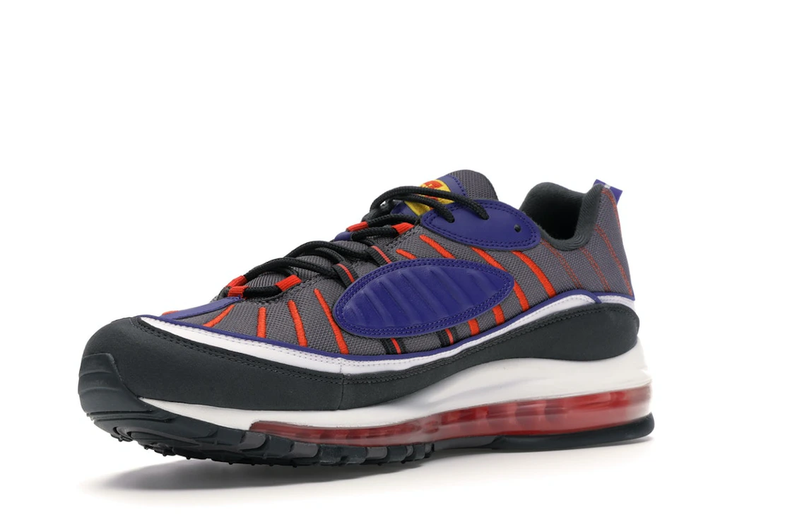 Vue 15 de Nike Air Max 98 Gunsmoke Team Orange