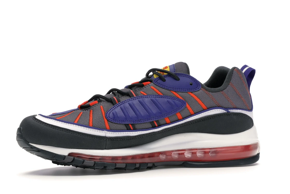 Vue 17 de Nike Air Max 98 Gunsmoke Team Orange