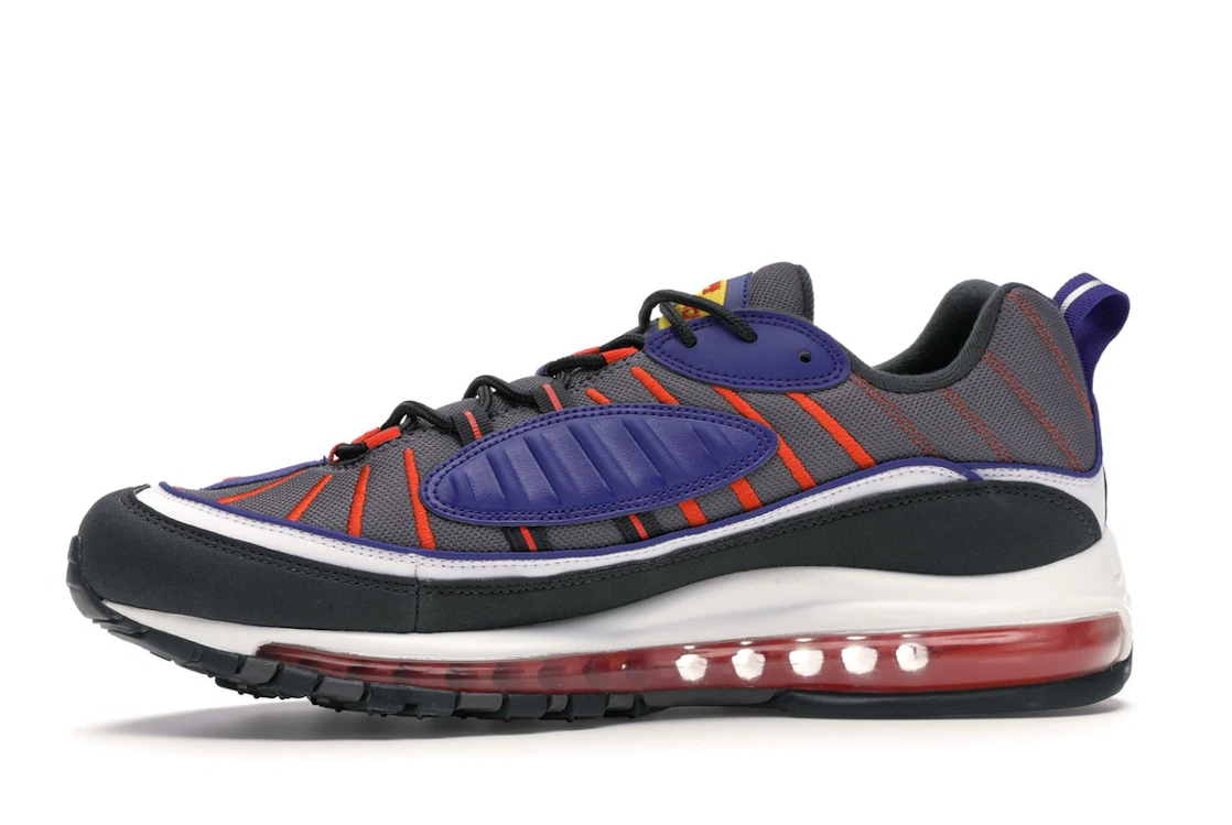 Vue 18 de Nike Air Max 98 Gunsmoke Team Orange