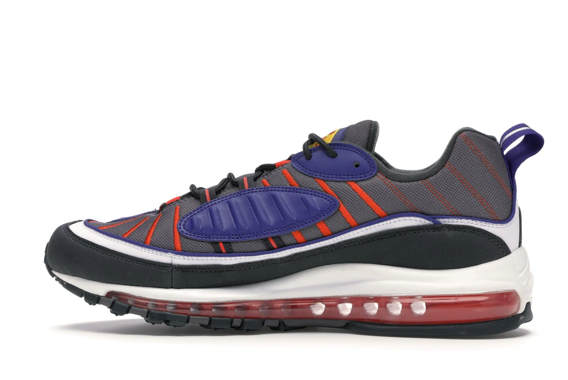 Vue 20 de Nike Air Max 98 Gunsmoke Team Orange