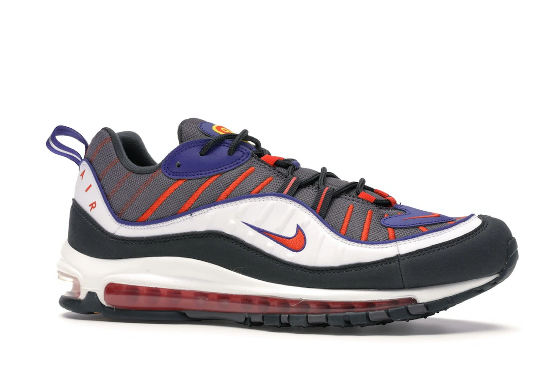 Vue 3 de Nike Air Max 98 Gunsmoke Team Orange