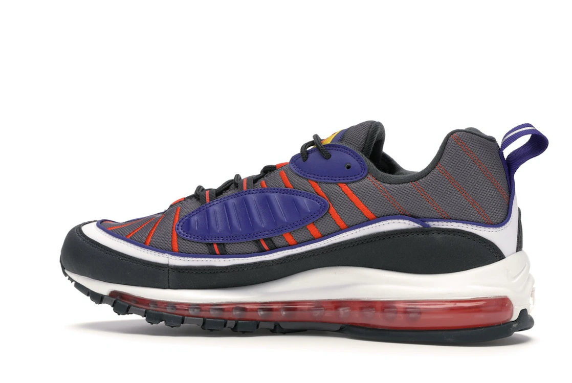 Vue 21 de Nike Air Max 98 Gunsmoke Team Orange