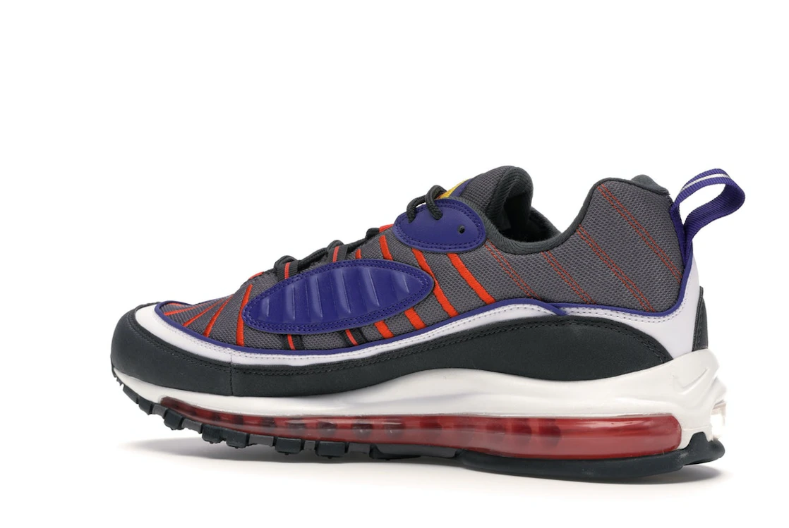 Vue 22 de Nike Air Max 98 Gunsmoke Team Orange