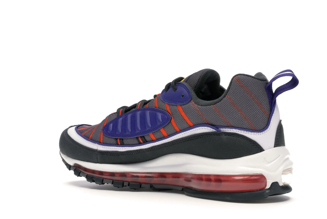 Vue 23 de Nike Air Max 98 Gunsmoke Team Orange
