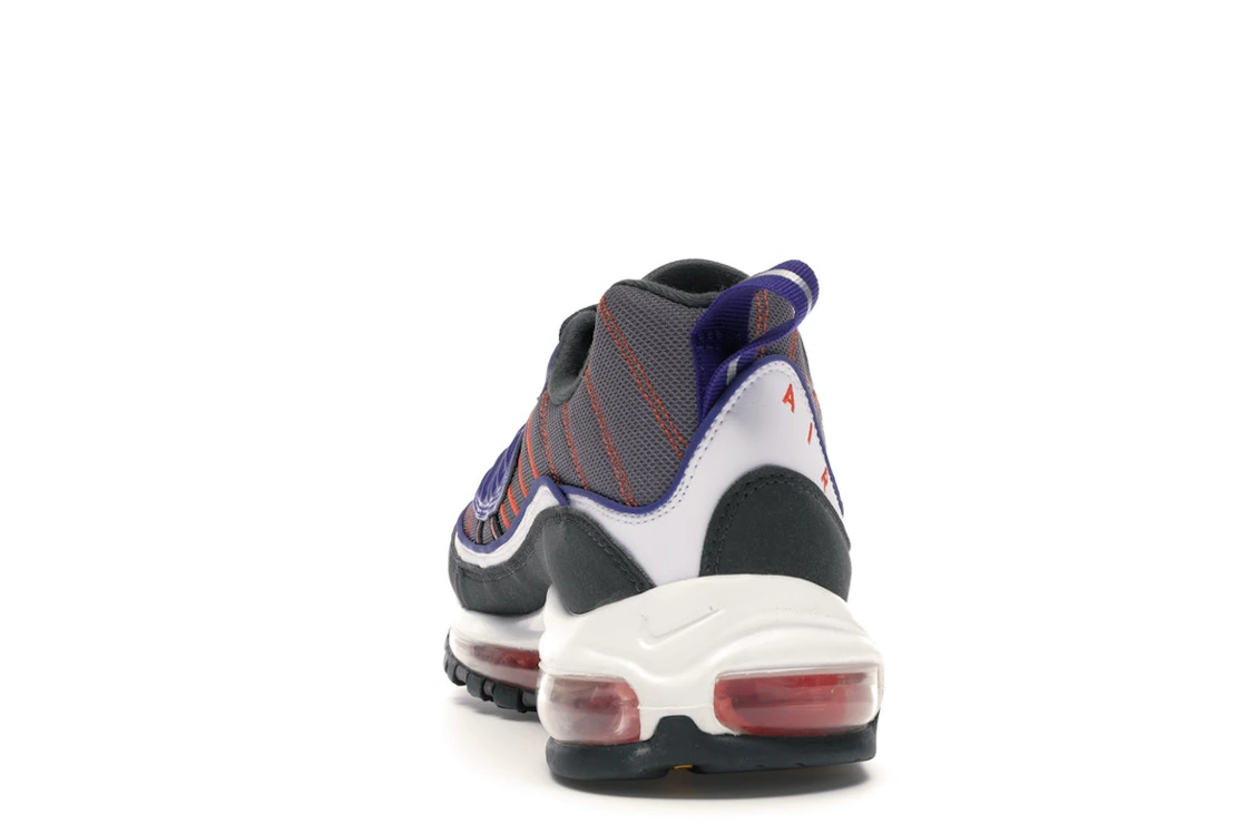 Vue 27 de Nike Air Max 98 Gunsmoke Team Orange