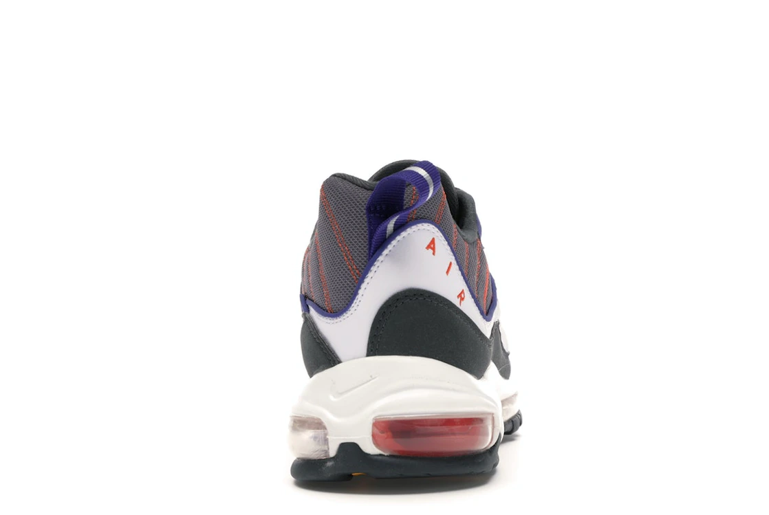 Vue 28 de Nike Air Max 98 Gunsmoke Team Orange