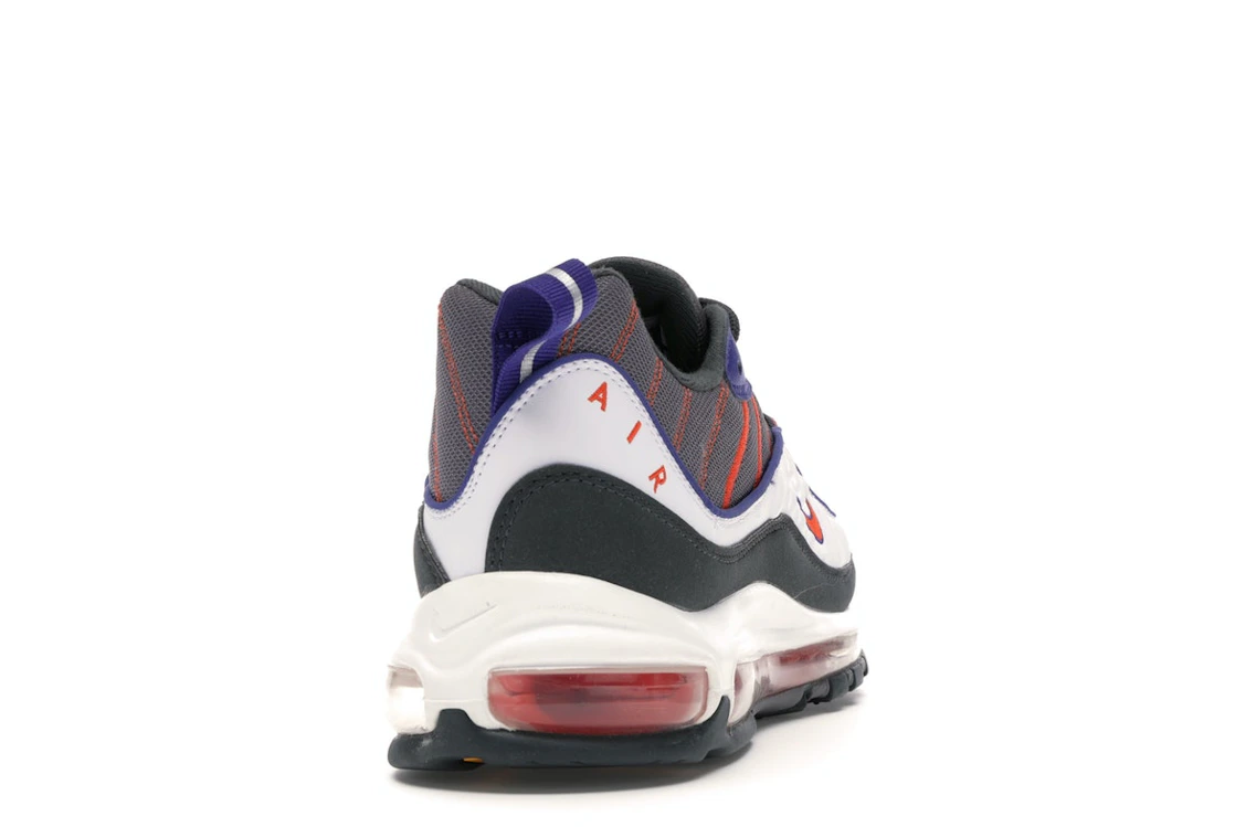 Vue 29 de Nike Air Max 98 Gunsmoke Team Orange