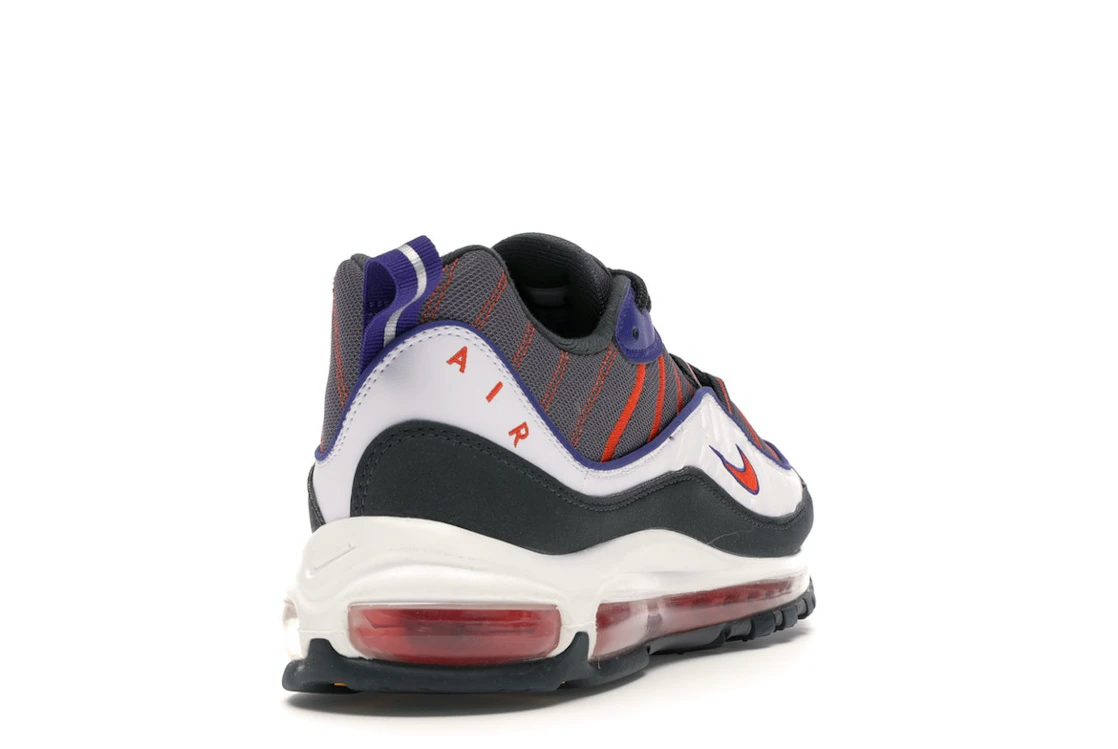 Vue 30 de Nike Air Max 98 Gunsmoke Team Orange