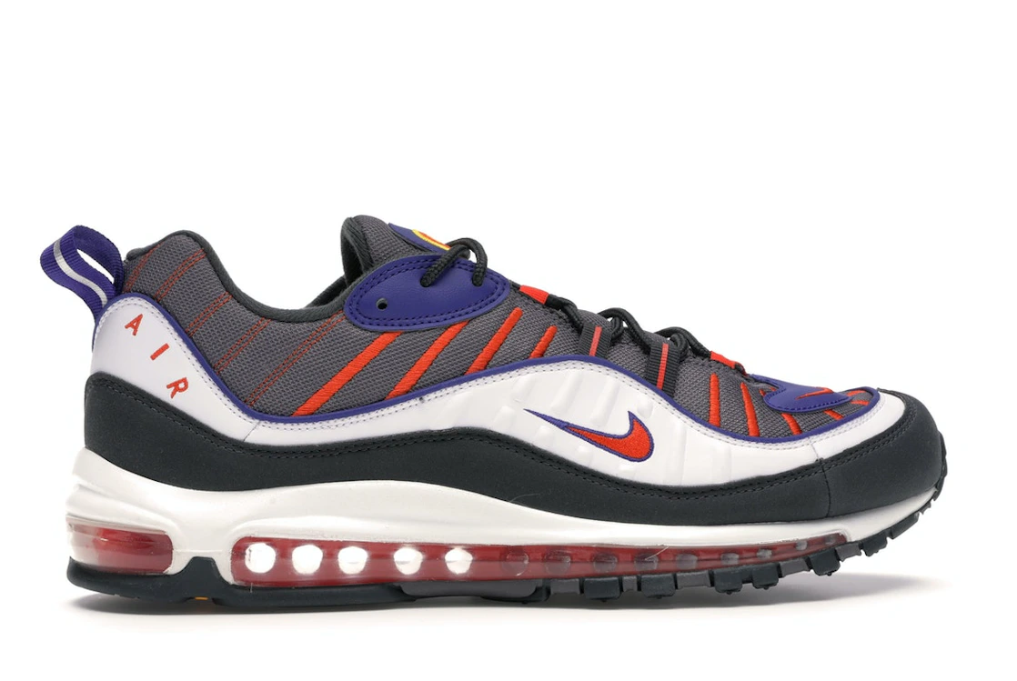 Vue 36 de Nike Air Max 98 Gunsmoke Team Orange