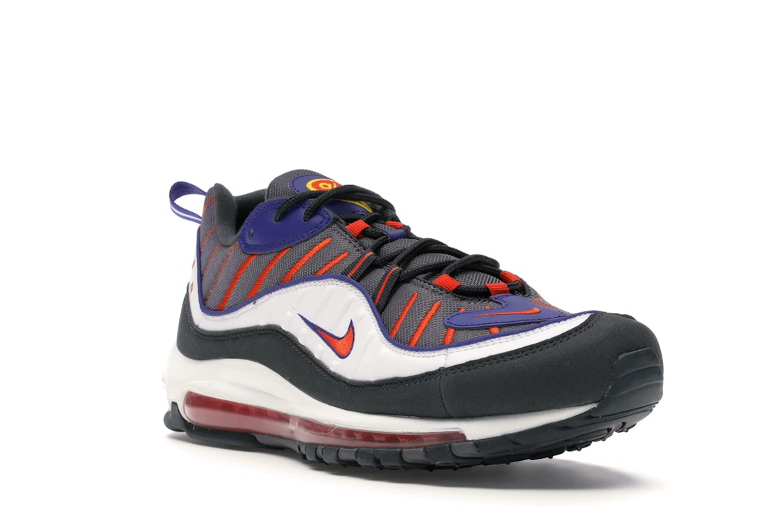 Vue 6 de Nike Air Max 98 Gunsmoke Team Orange