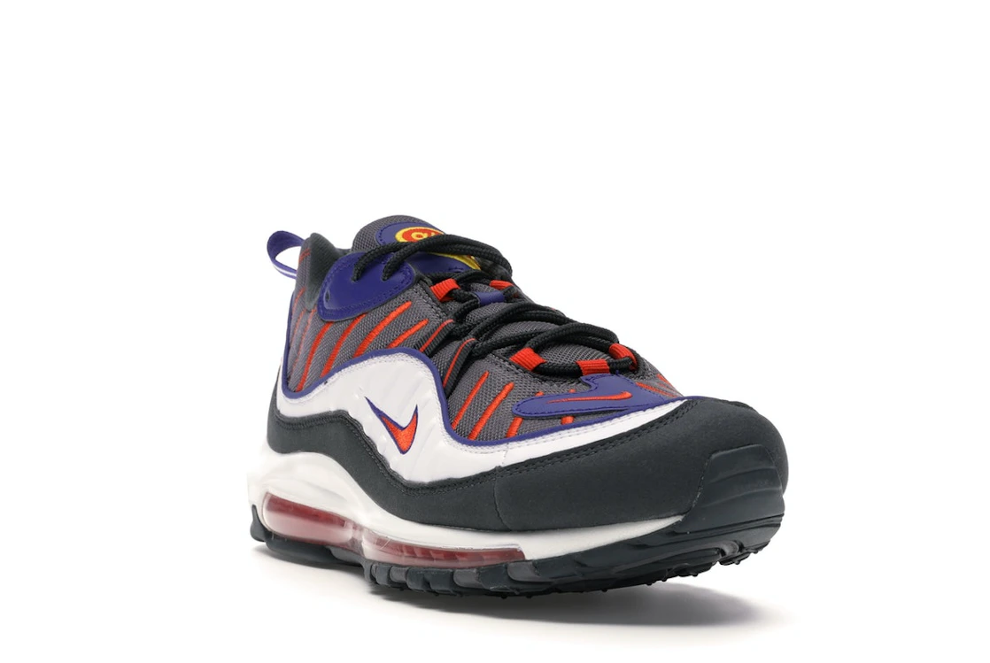 Vue 7 de Nike Air Max 98 Gunsmoke Team Orange