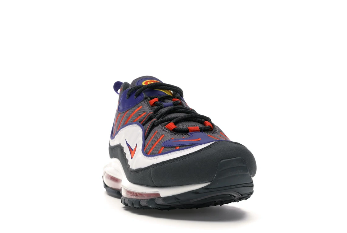 Vue 8 de Nike Air Max 98 Gunsmoke Team Orange