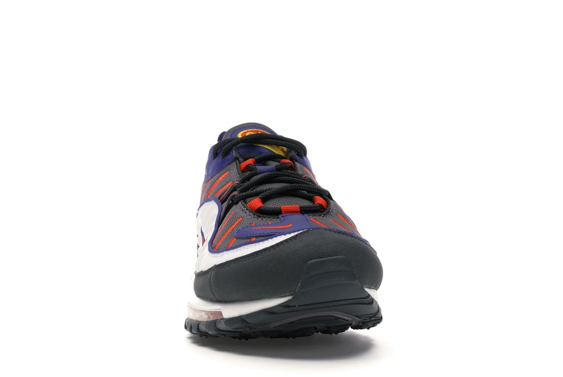 Vue 9 de Nike Air Max 98 Gunsmoke Team Orange