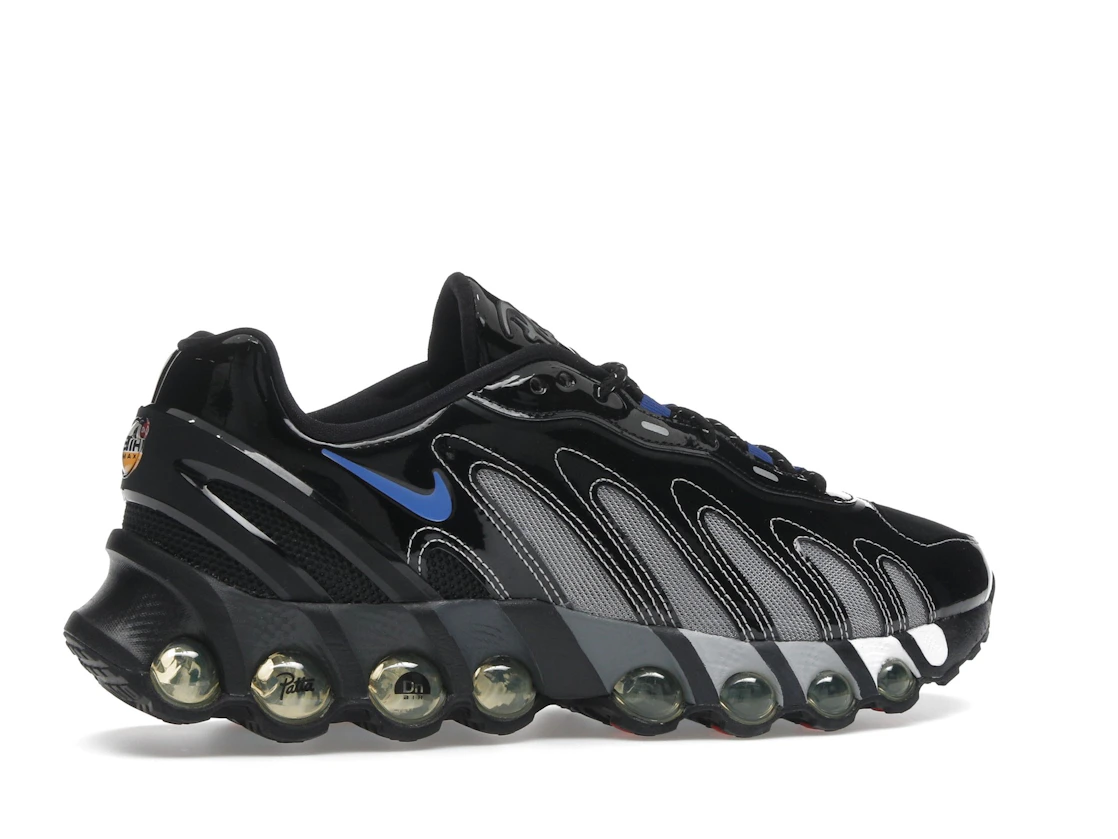 Vue 35 de Nike Air Max Dn8 Patta Black Metallic Silver