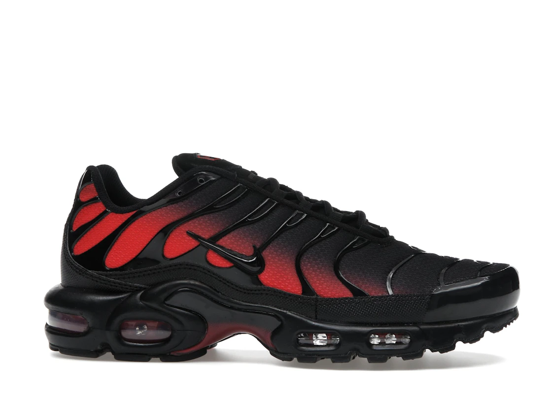 Vue 2 de Nike Air Max Plus Black Noble Red